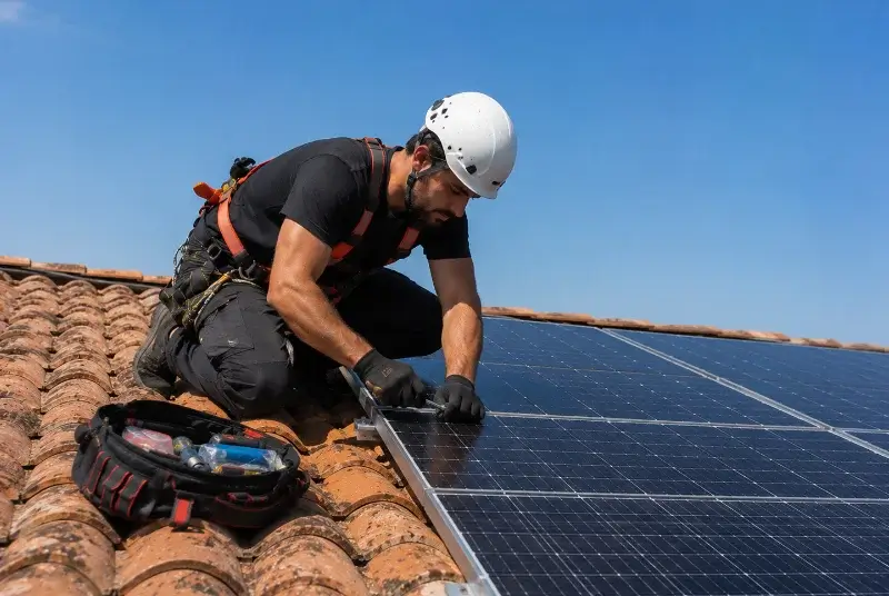 Maintenance et monitoring de panneaux solaires à Bouée